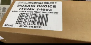 2022-23 Panini Mosaic Choice Case