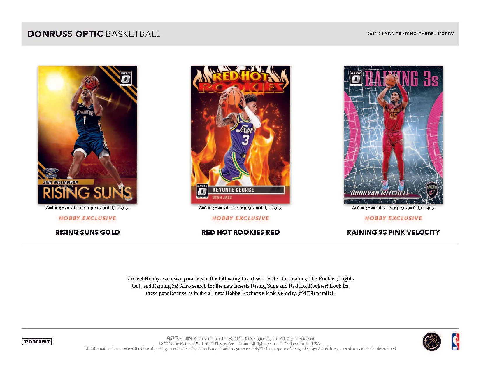 2023-24 Panini Donruss Optic Basketball Hobby