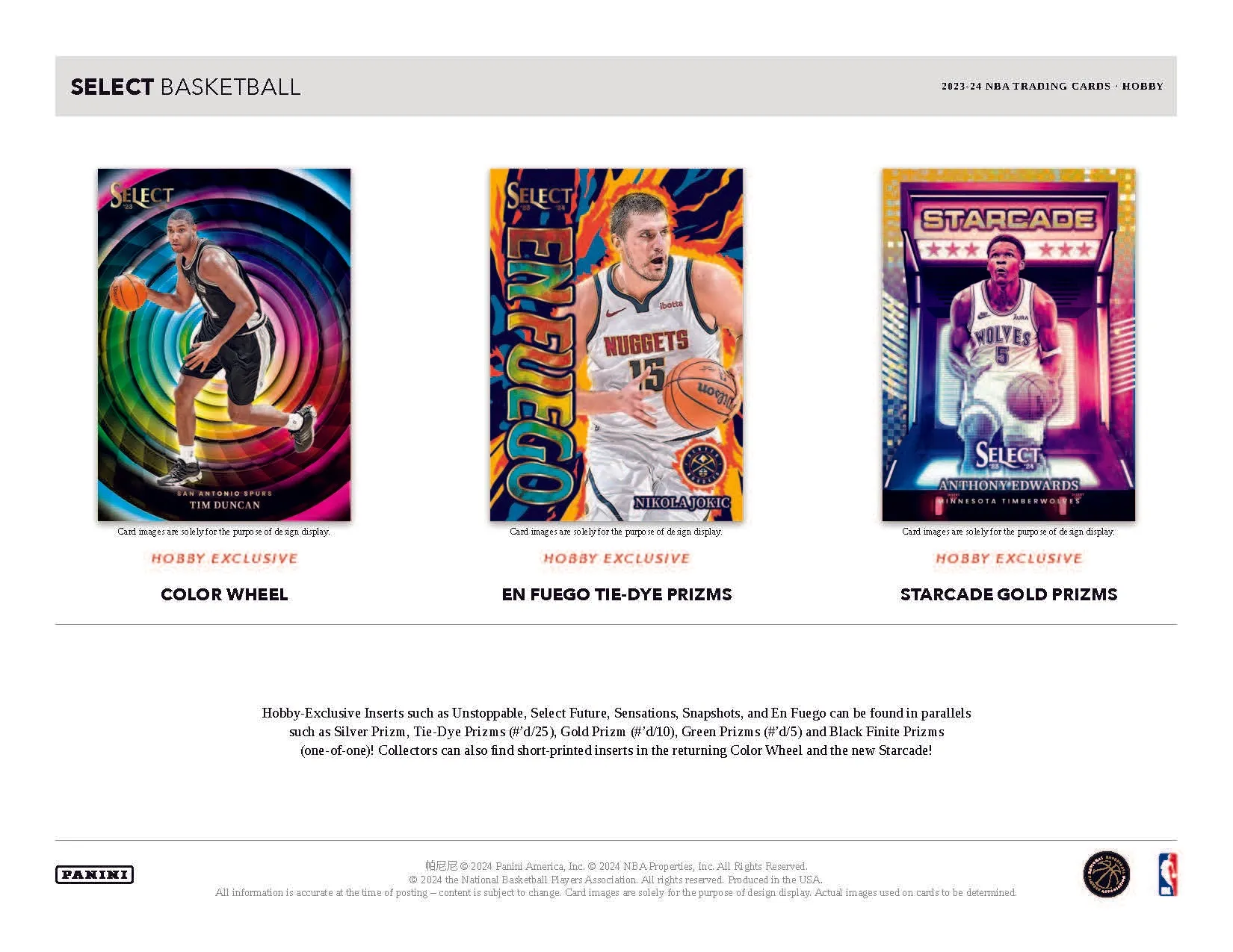 2023-24 Panini Select Basketball Hobby