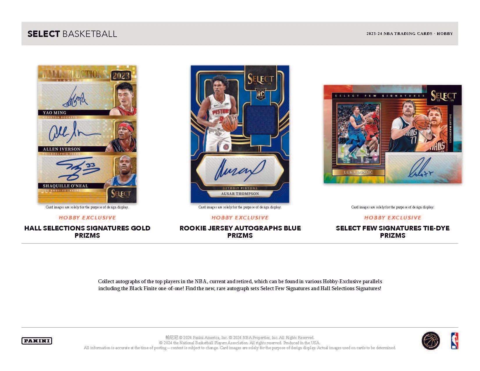 2023-24 Panini Select Basketball Hobby