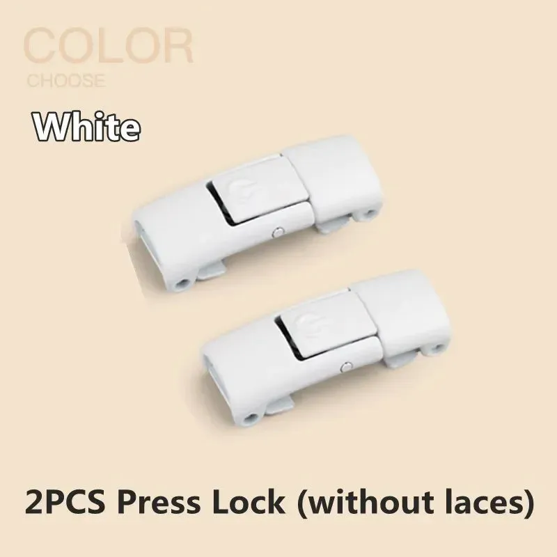 2024 No Tie Shoe Laces Press Lock Shoelaces Without Ties Elastic Laces Sneaker Kids Adult 8MM Widened Flat Shoelace for Shoes