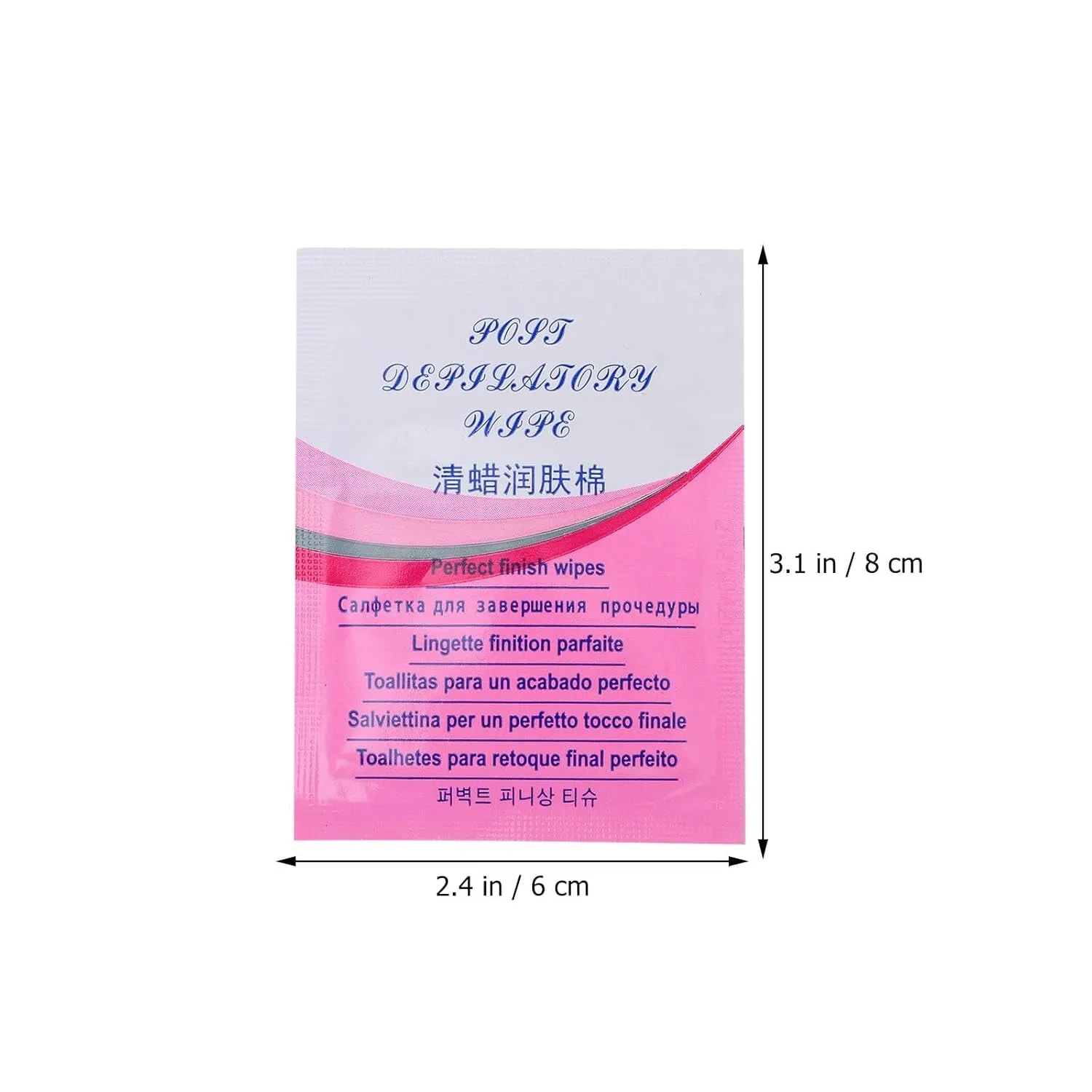 20Pcs Post Wax Oil Wipes, Wax Remover Wipes Skin Waxing Wipes for Home Salon Facial Body Skin Care after Waxing Finishing Wipes Wax Remover Cleaning Tissues