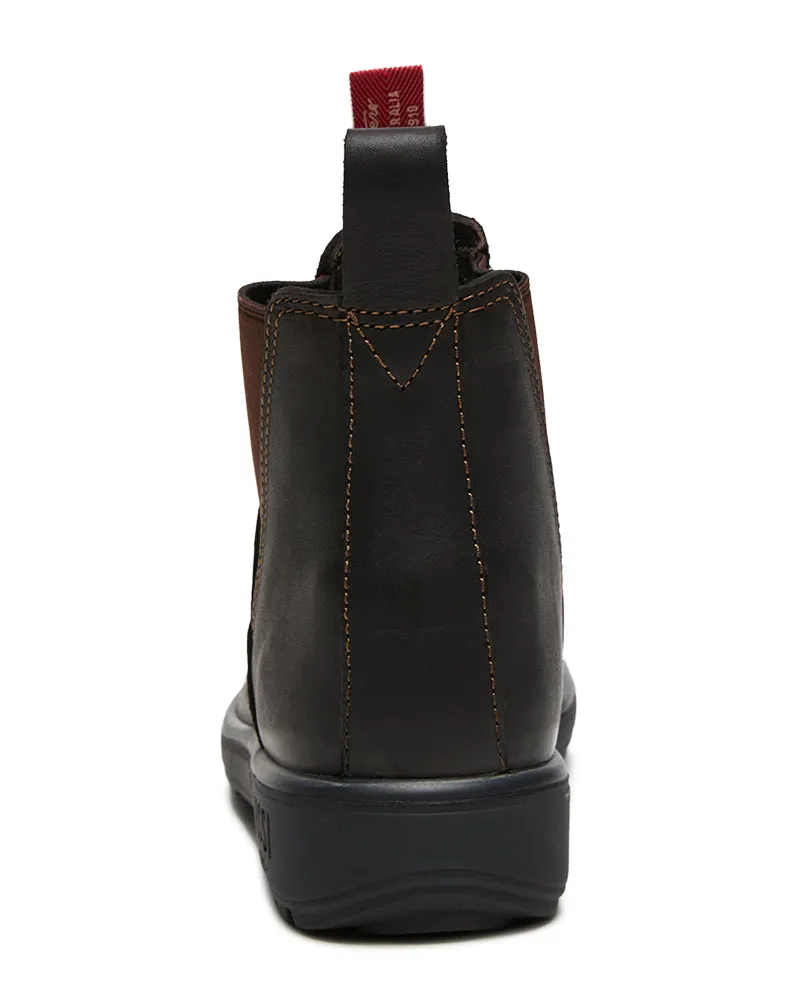340 Womens Musk Endura Elastic Side Work Boot - Claret