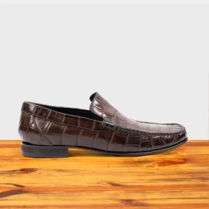 4468 Calzoleria Toscana Men's Nile Crocodile Venetian Loafer