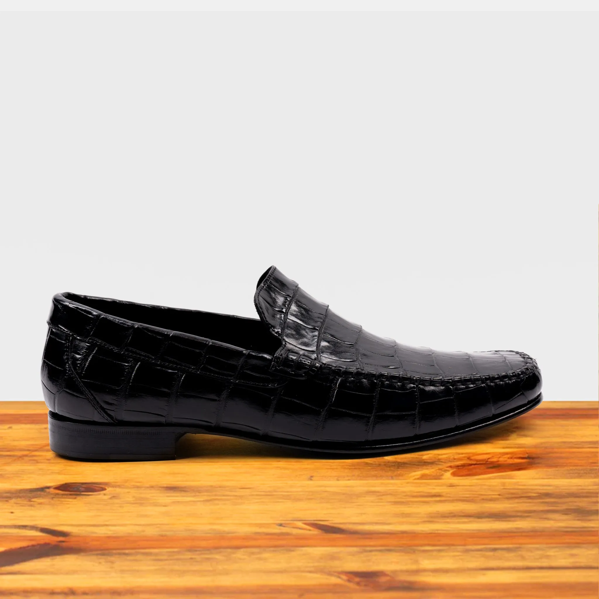 4468 Calzoleria Toscana Men's Nile Crocodile Venetian Loafer