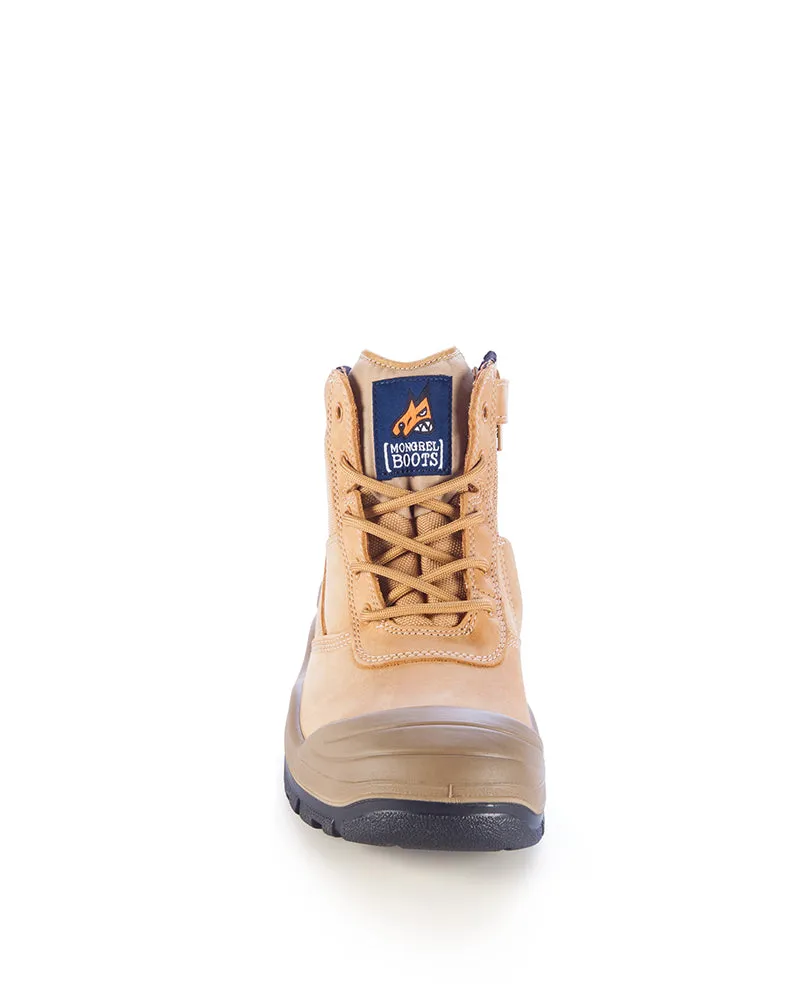 461 Zipsider Safety Boot with scuff cap - Wheat