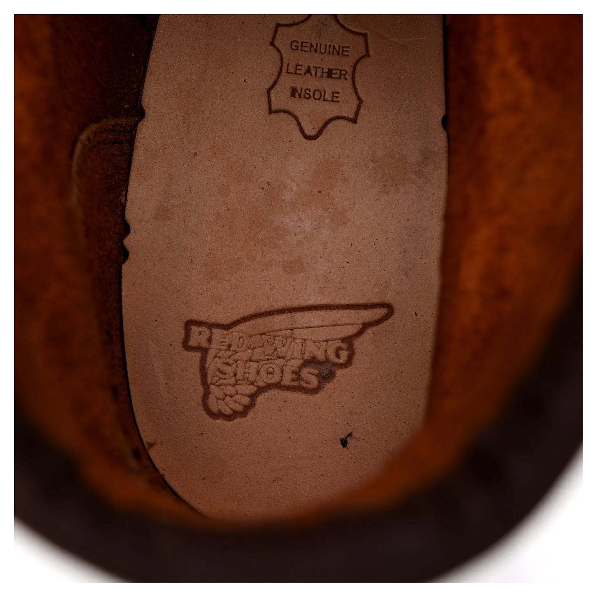 '8886' Brown Leather Moc Toe Boots UK 6.5 US 7.5 D
