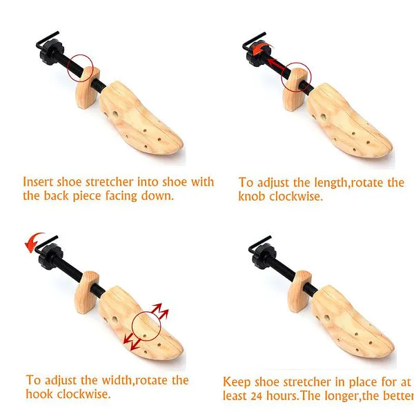 Adjustable Wooden Shoe Stretcher Tree Shaper