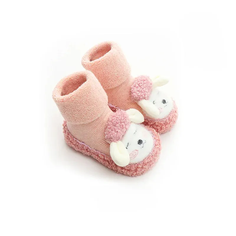 Adorable Lamb-Themed Baby Soft Booties
