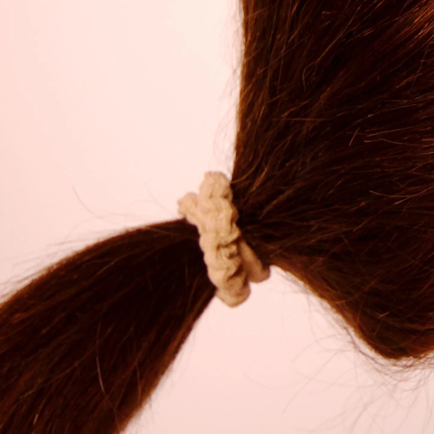 Amelia Beauty, Earth Tone Mix Ribbed Scrunchies, 2.25in Diameter, Gentle on Hair, Strong Hold, No Snag, No Dents or Creases. 10 Pack