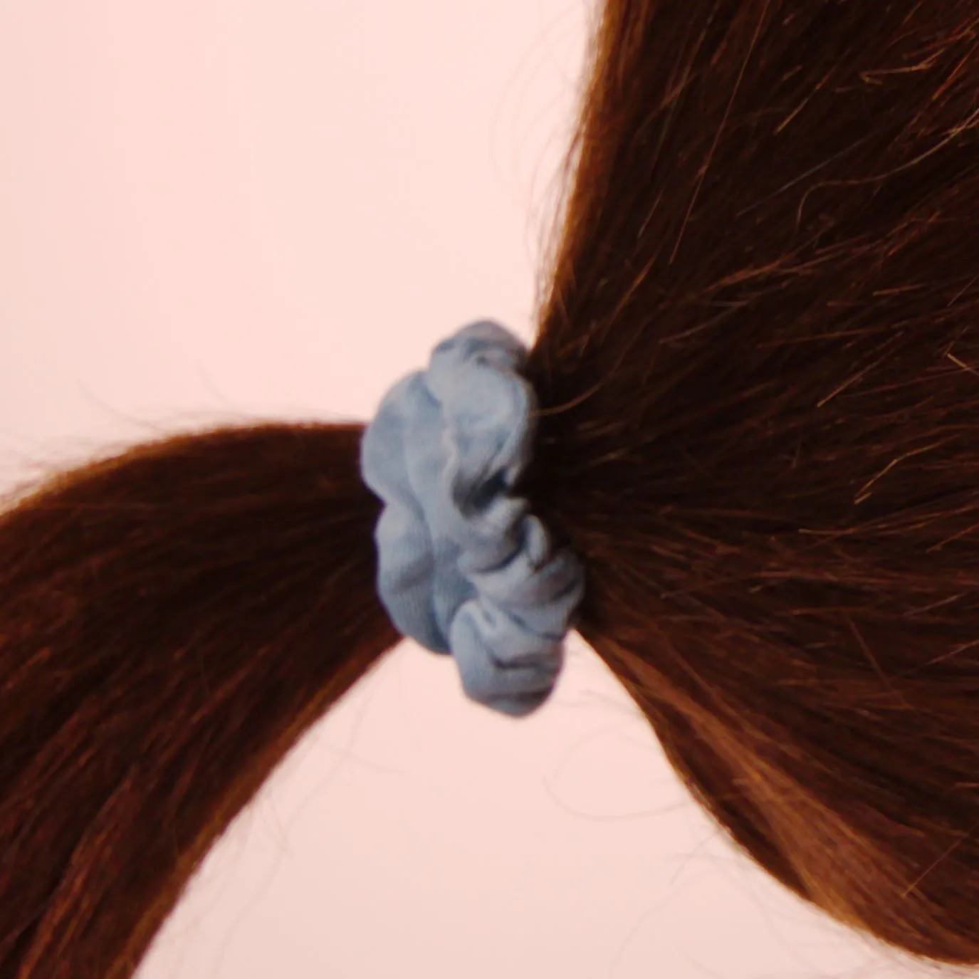 Amelia Beauty, Ocean Colors Jersey Scrunchies, 2.25in Diameter, Gentle on Hair, Strong Hold, No Snag, No Dents or Creases. 12 Pack