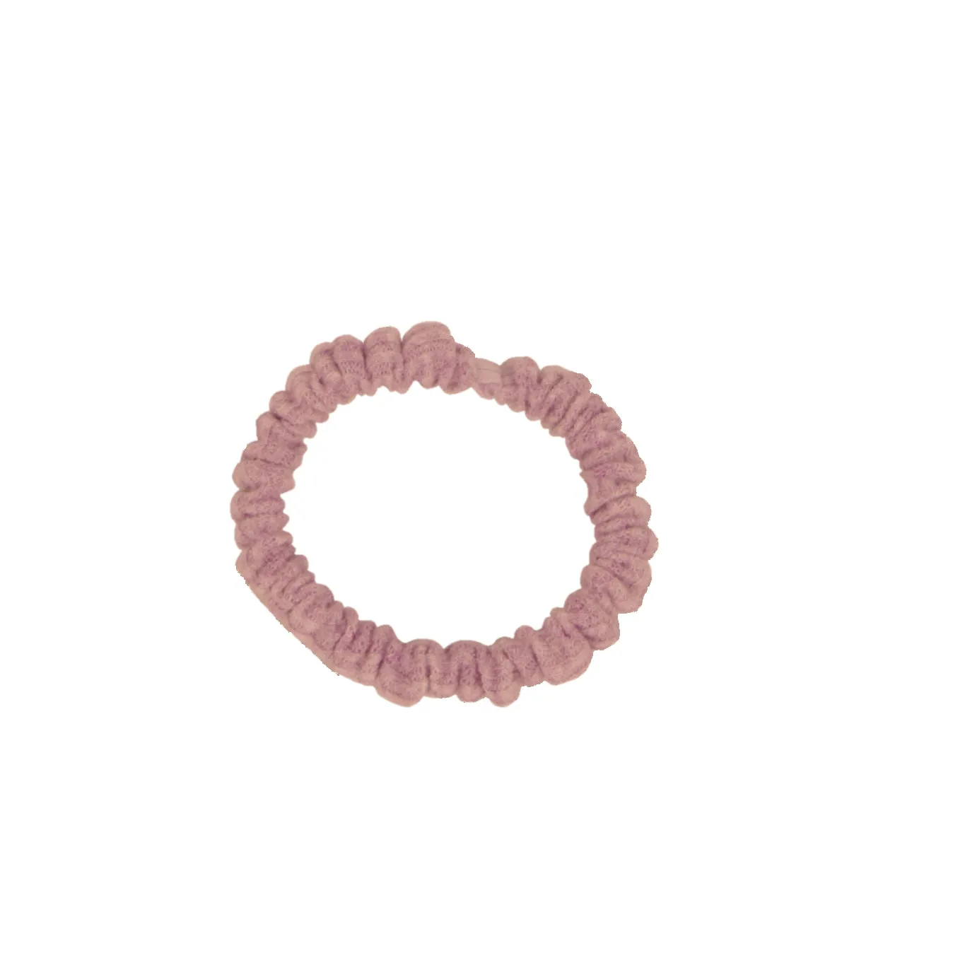 Amelia Beauty, Pastel Purple Ribbed Scrunchies, 2.25in Diameter, Gentle on Hair, Strong Hold, No Snag, No Dents or Creases. 10 Pack