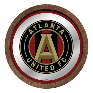Atlanta United: Barrel Top Framed Mirror Mirrored Wall Sign