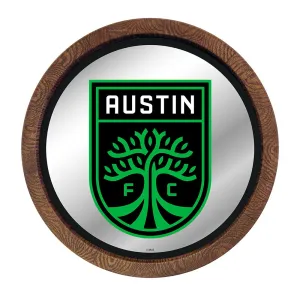Austin FC: Barrel Top Framed Mirror Mirrored Wall Sign