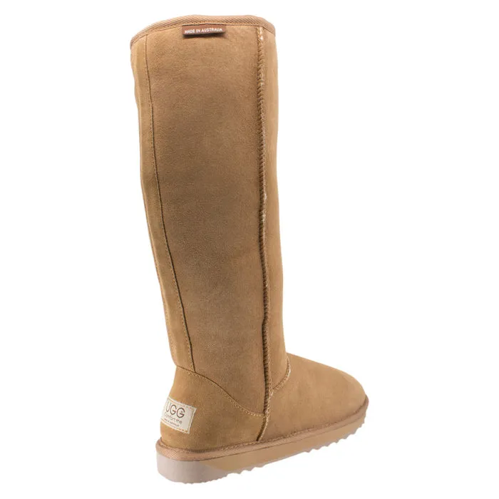 Australian Made Comfort Me Classic Knee High Ugg Boot (Sydney) - Chestnut