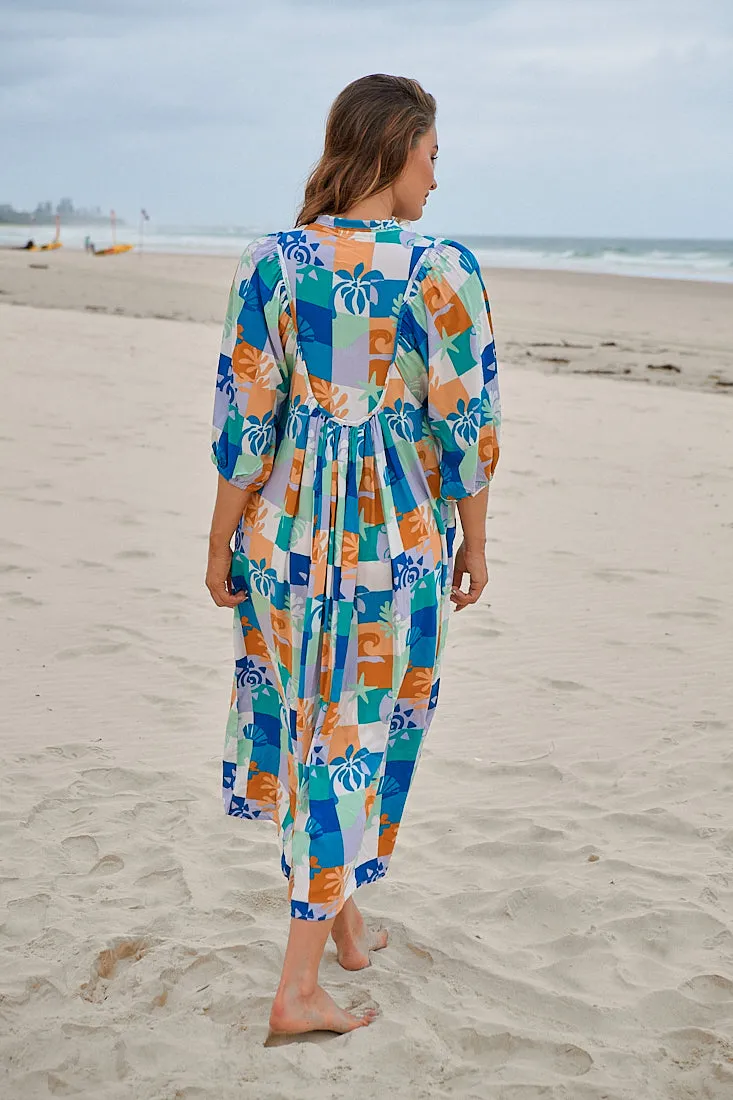 Boheme Midi Dress - Tides