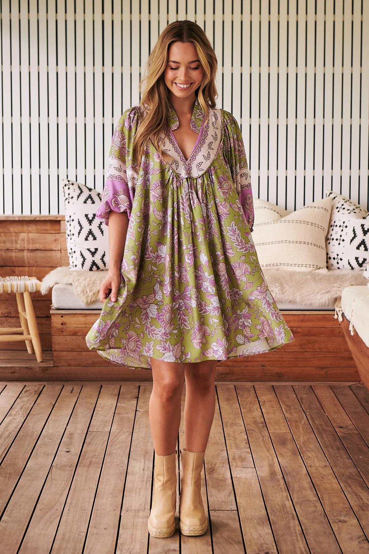 Boheme Mini Dress - Kaffir