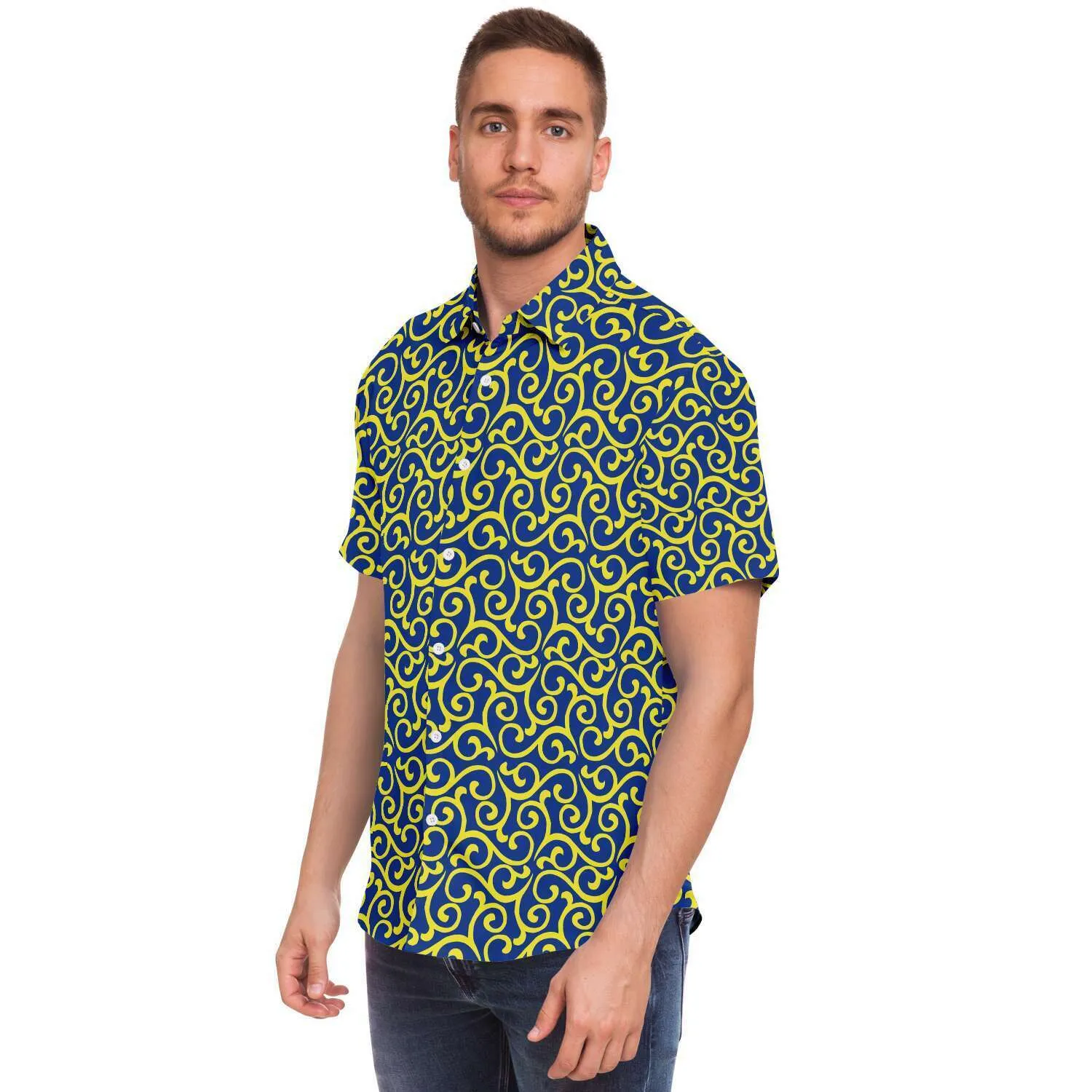 Bola African Print Short Sleeve Shirt