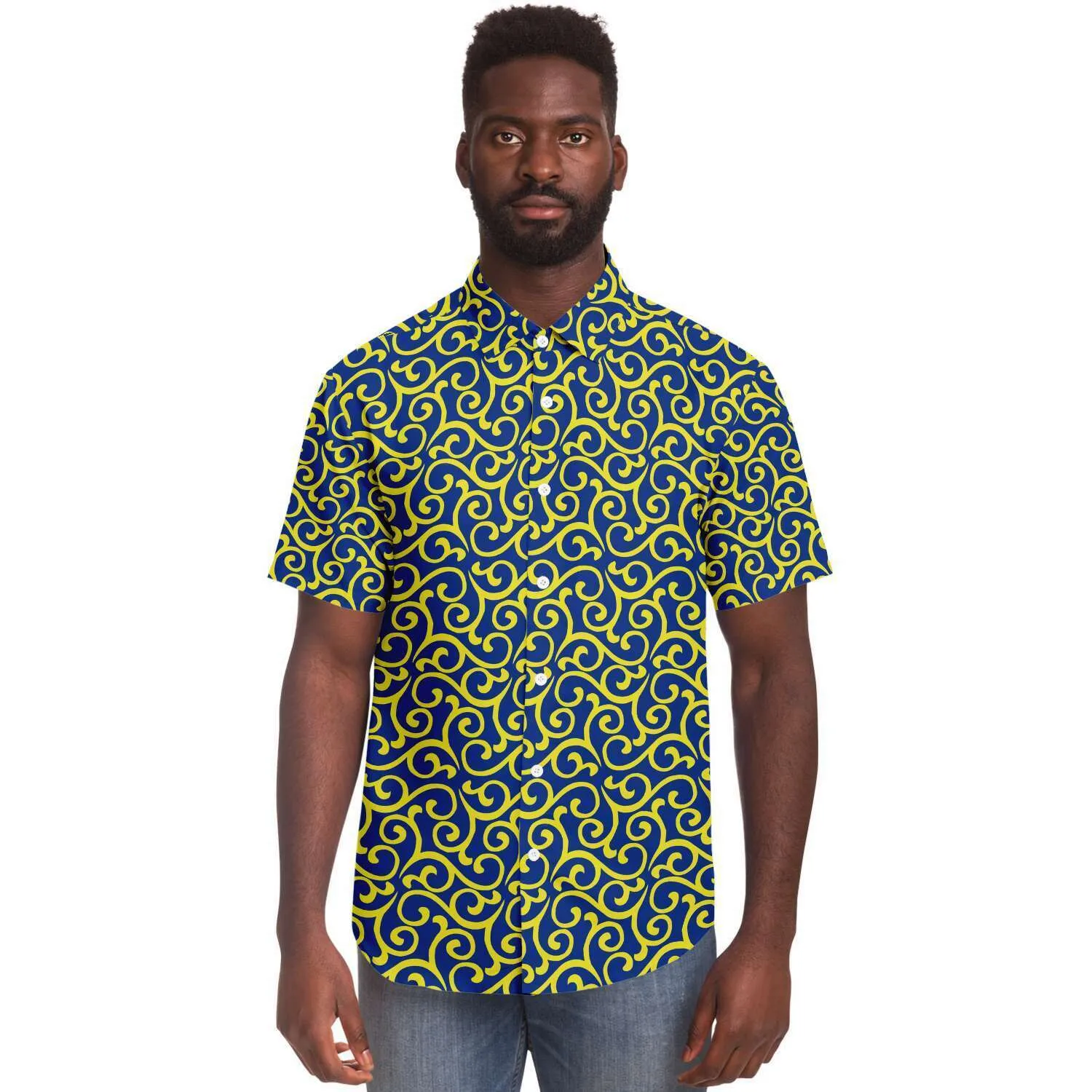 Bola African Print Short Sleeve Shirt