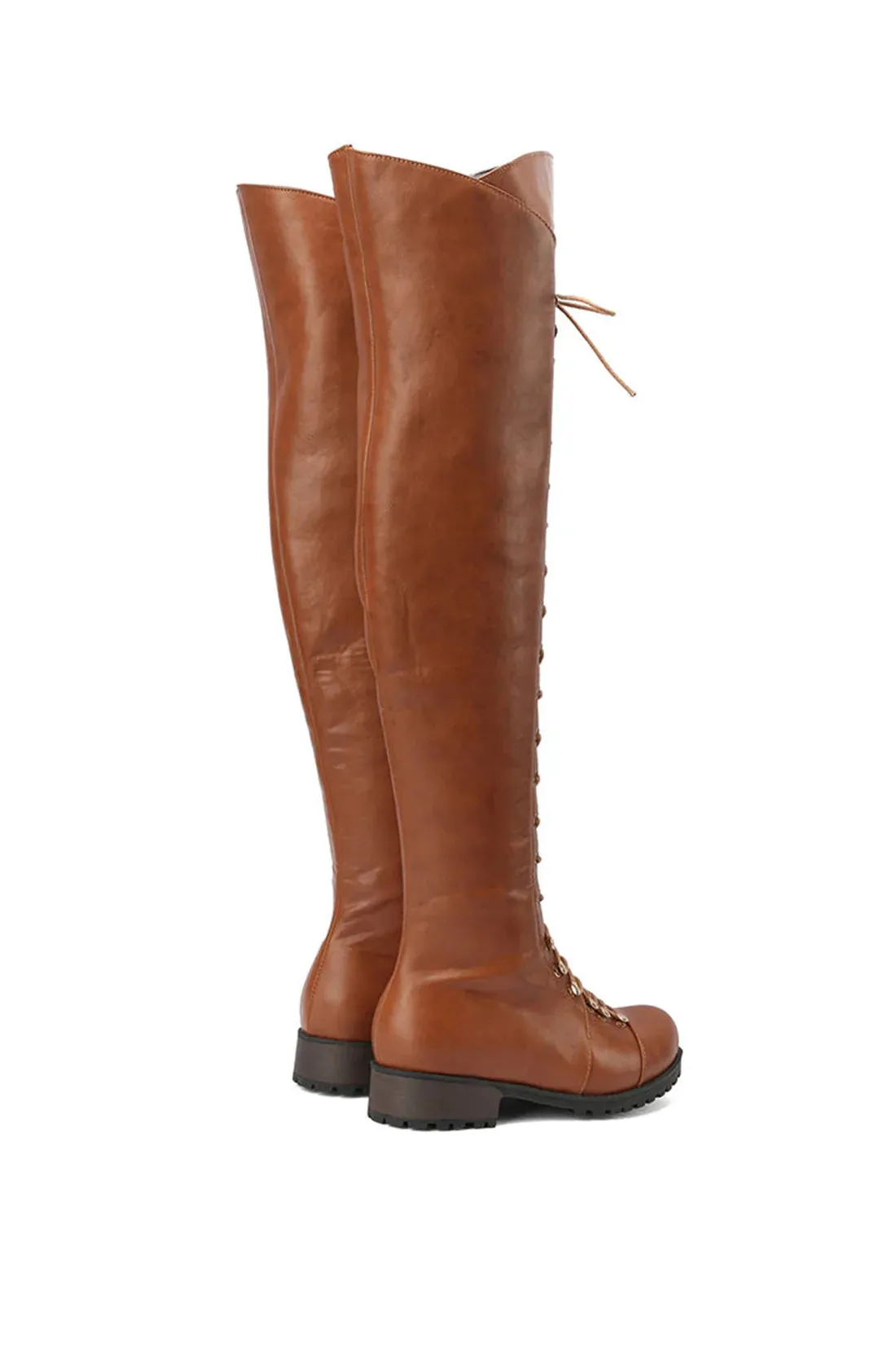 Boots Noir™ | Women's Over The Knee Leather Boots | Genuine Leather, Stylish Design & Comfortable Fit