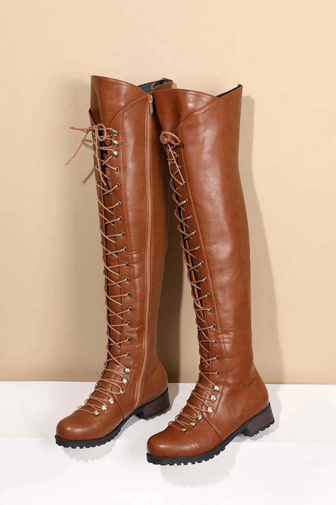 Boots Noir™ | Women's Over The Knee Leather Boots | Genuine Leather, Stylish Design & Comfortable Fit