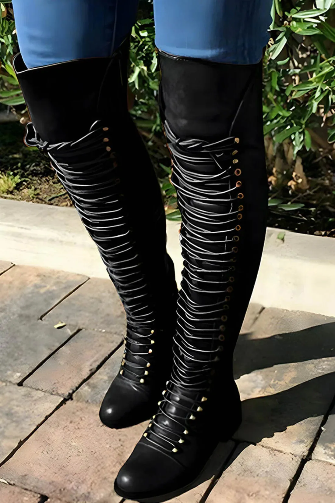 Boots Noir™ | Women's Over The Knee Leather Boots | Genuine Leather, Stylish Design & Comfortable Fit