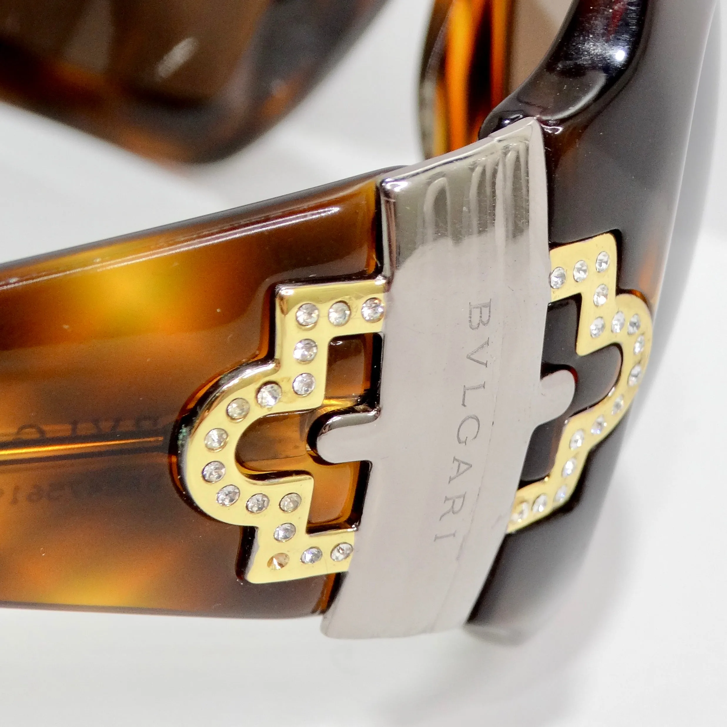 Bulgari Y2K Tortoise Shell Sunglasses