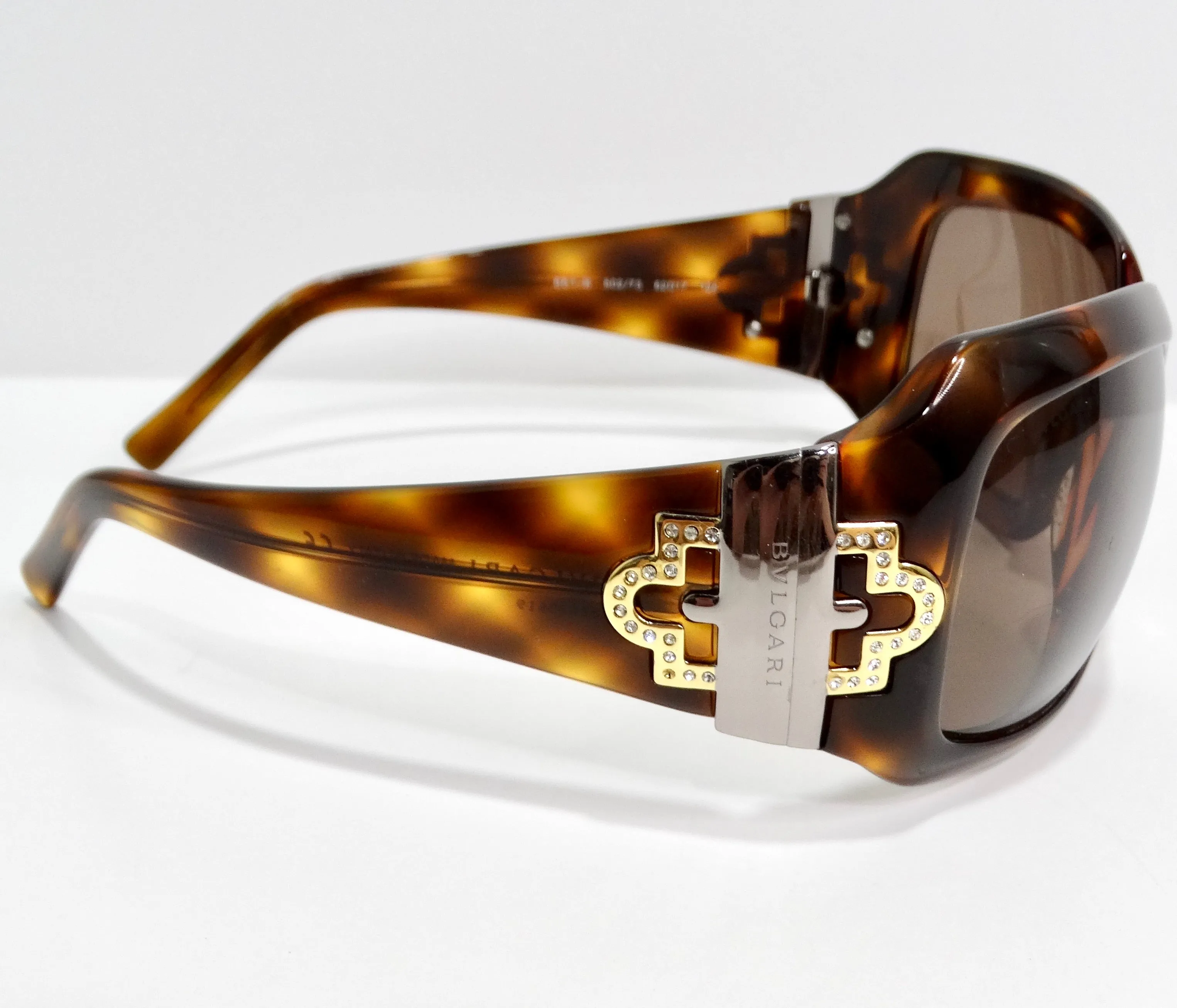 Bulgari Y2K Tortoise Shell Sunglasses