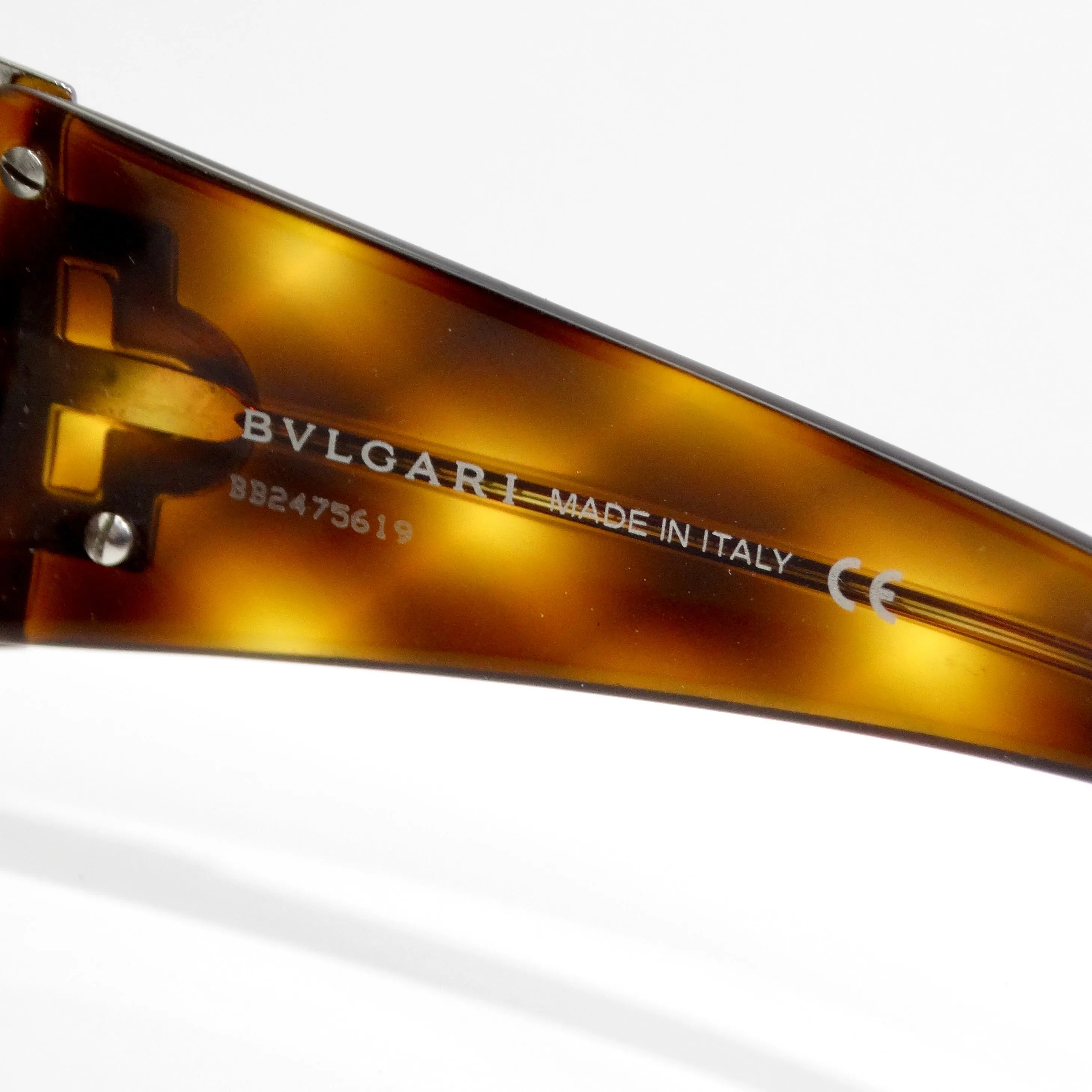 Bulgari Y2K Tortoise Shell Sunglasses