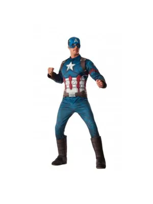 Captain America Deluxe Muscle Chest Size Std