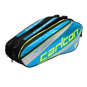 Carlton Kinesis Tour 2 Comp 6 Piece Racket Bag - Blue / Silver