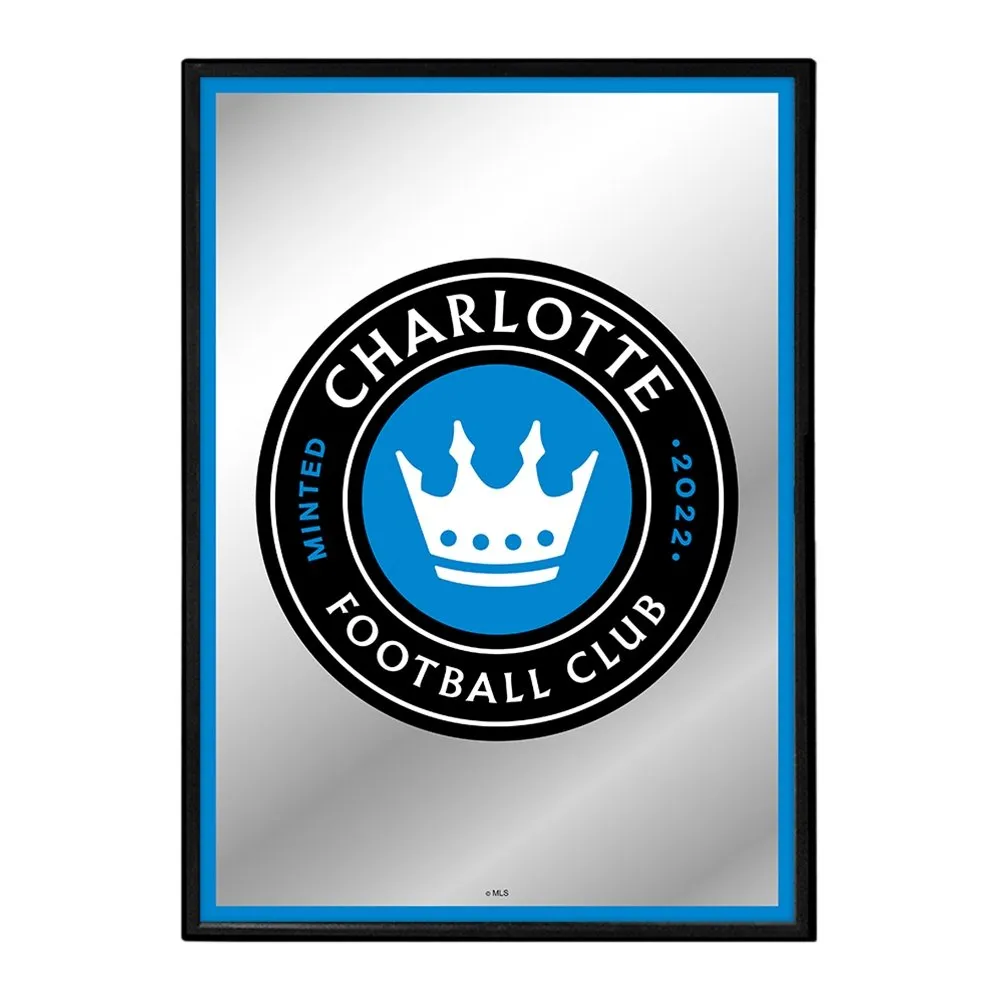 Charlotte FC: Framed Mirrored Wall Sign