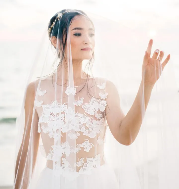 Charming Long Pretty Unique Custom New Design Most Popular  Wedding Dresses,  WD0333