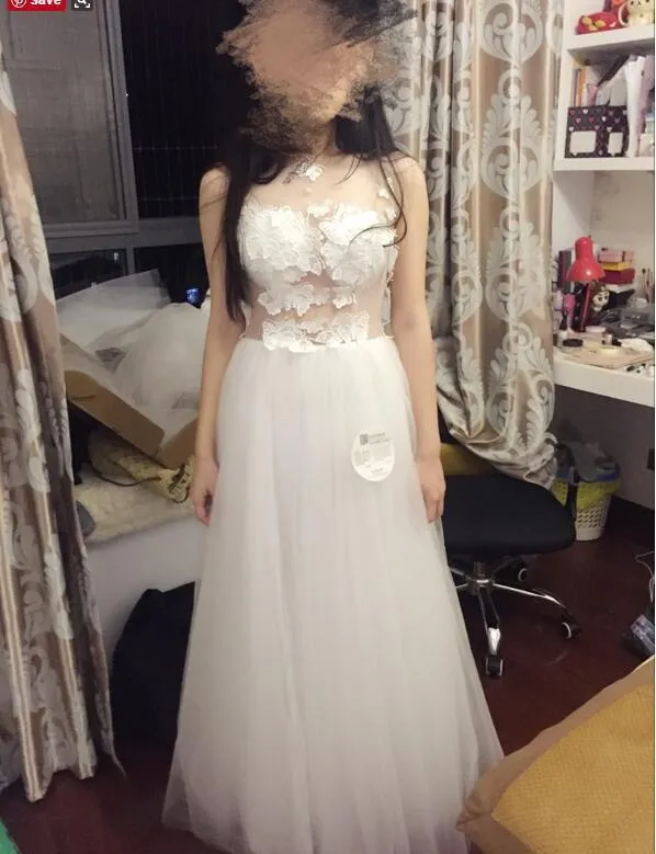 Charming Long Pretty Unique Custom New Design Most Popular  Wedding Dresses,  WD0333