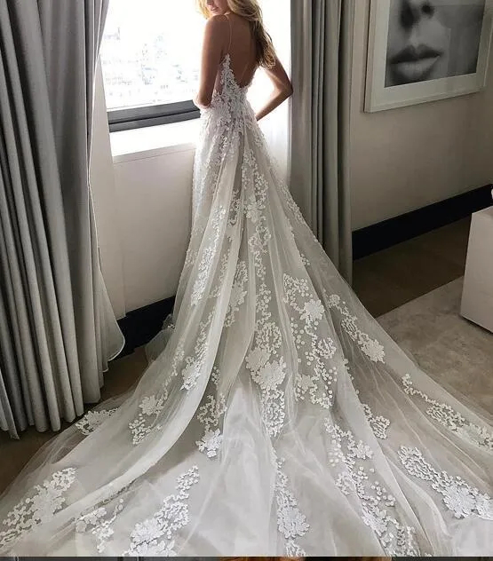 Charming New Arrival Straps Popular Pretty High Quality Lace Appliques Prom Dress, PD0371
