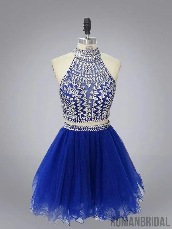 Charming popular Homecoming Dress Sexy Rhinestone Bateau Short Prom Dress Party Dress, Homecoming dresses, HD0312