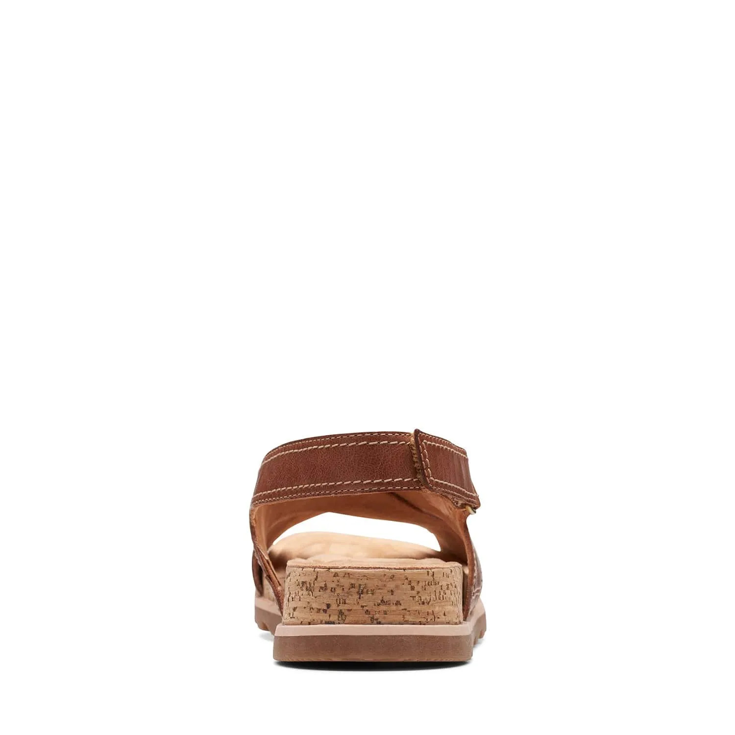 Clarks Yacht Cross - Sandals - Tan Leather - 261721545 - E Width (Wide Fit)