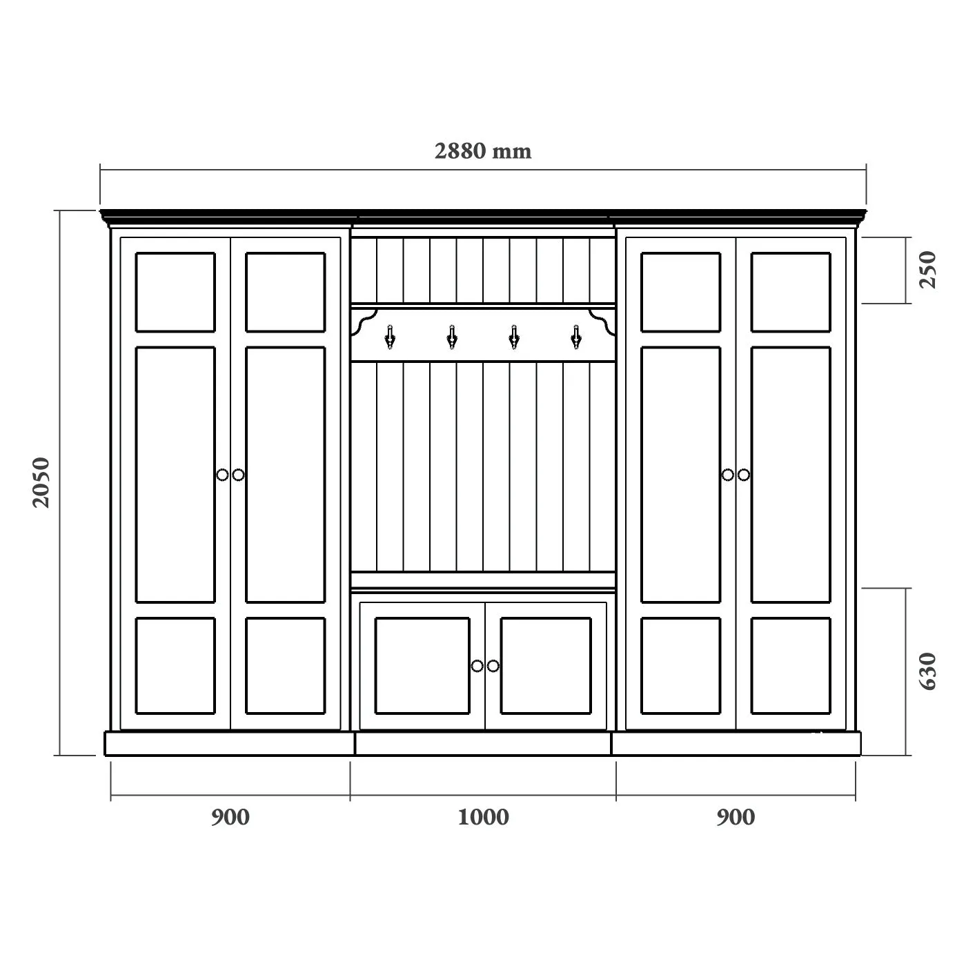 Cloakroom Storage Bench