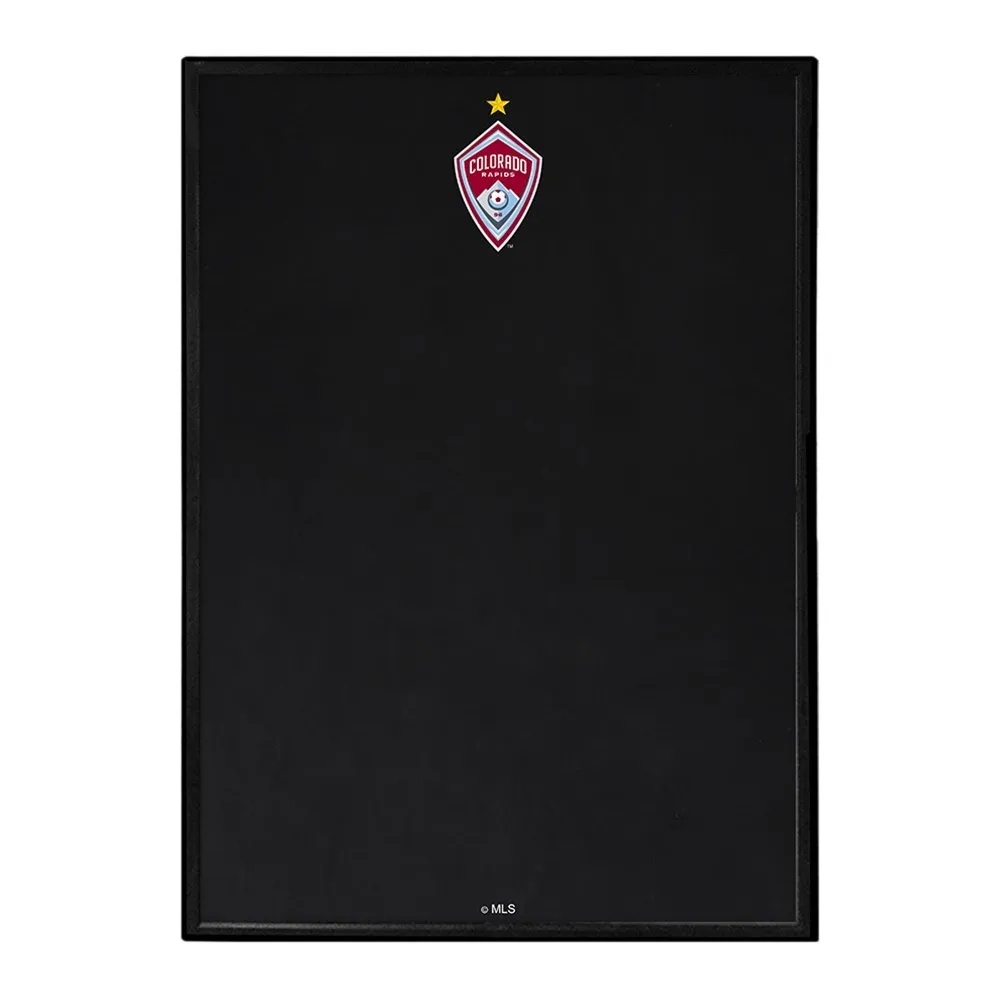 Colorado Rapids: Framed Chalkboard Wall Sign