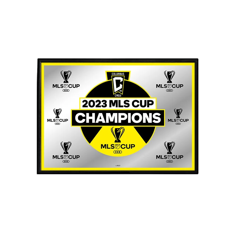 Columbus Crew: MLS Cup Champs - Framed Mirrored Wall Sign