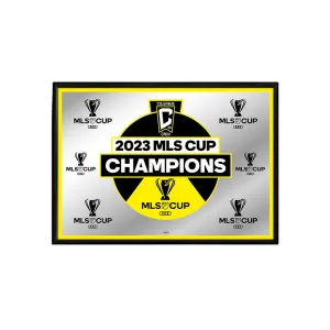 Columbus Crew: MLS Cup Champs - Framed Mirrored Wall Sign