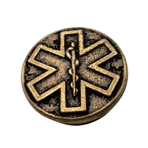 Combat Medic bronze paracord bead