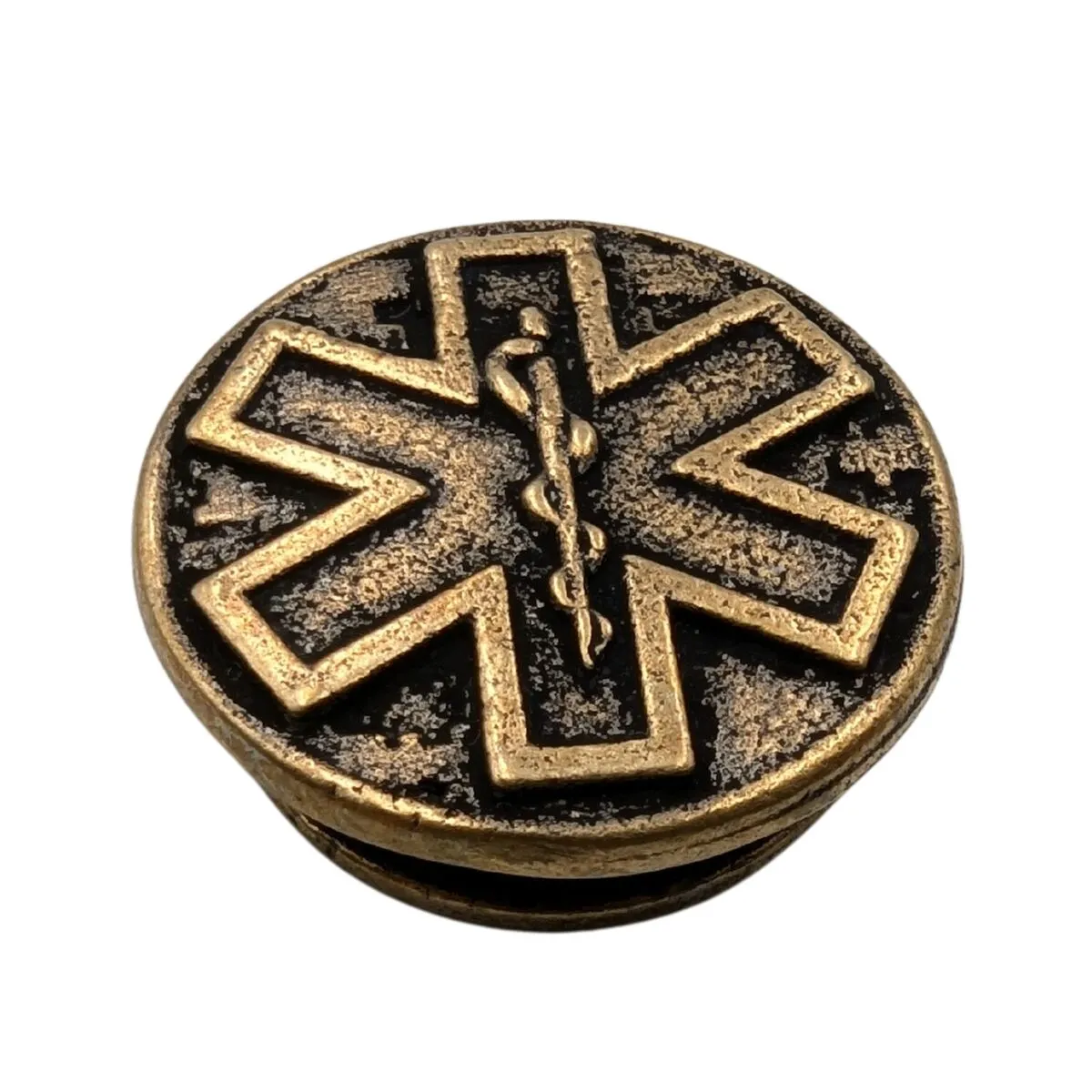 Combat Medic bronze paracord bead