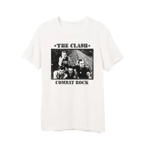 Combat Rock Vintage Album White Tee