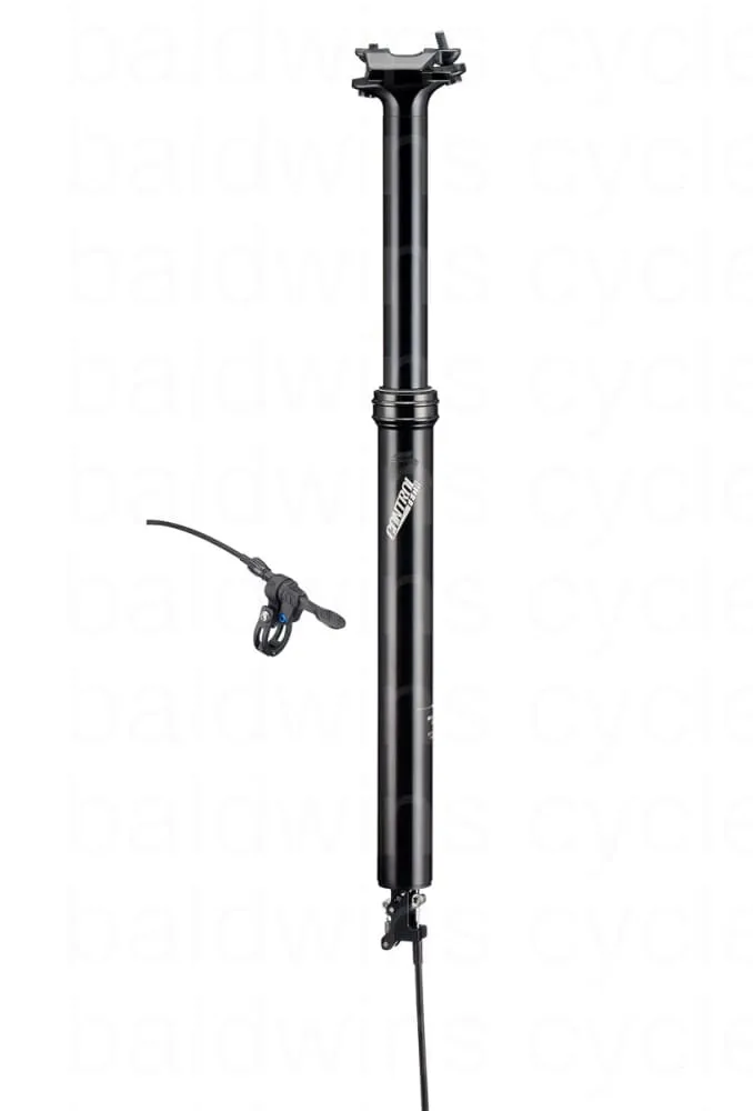 ControlTech Lynx MTB Dropper Aluminium Seat Post With Internal Cable Routing in Black - 31.6mm