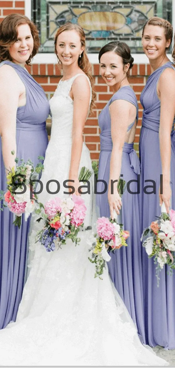 Convertible Most Popular Long Elegant Formal Bridesmaid Dresses WG854