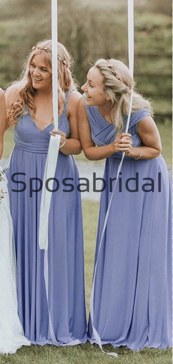 Convertible Most Popular Long Elegant Formal Bridesmaid Dresses WG854