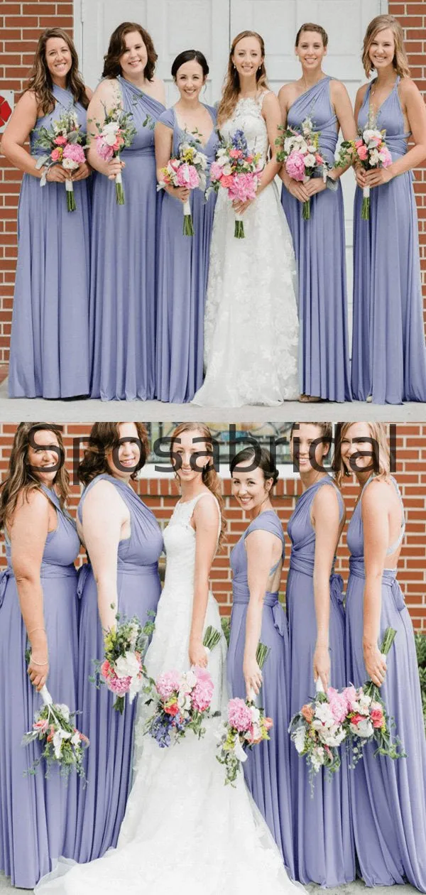 Convertible Most Popular Long Elegant Formal Bridesmaid Dresses WG854