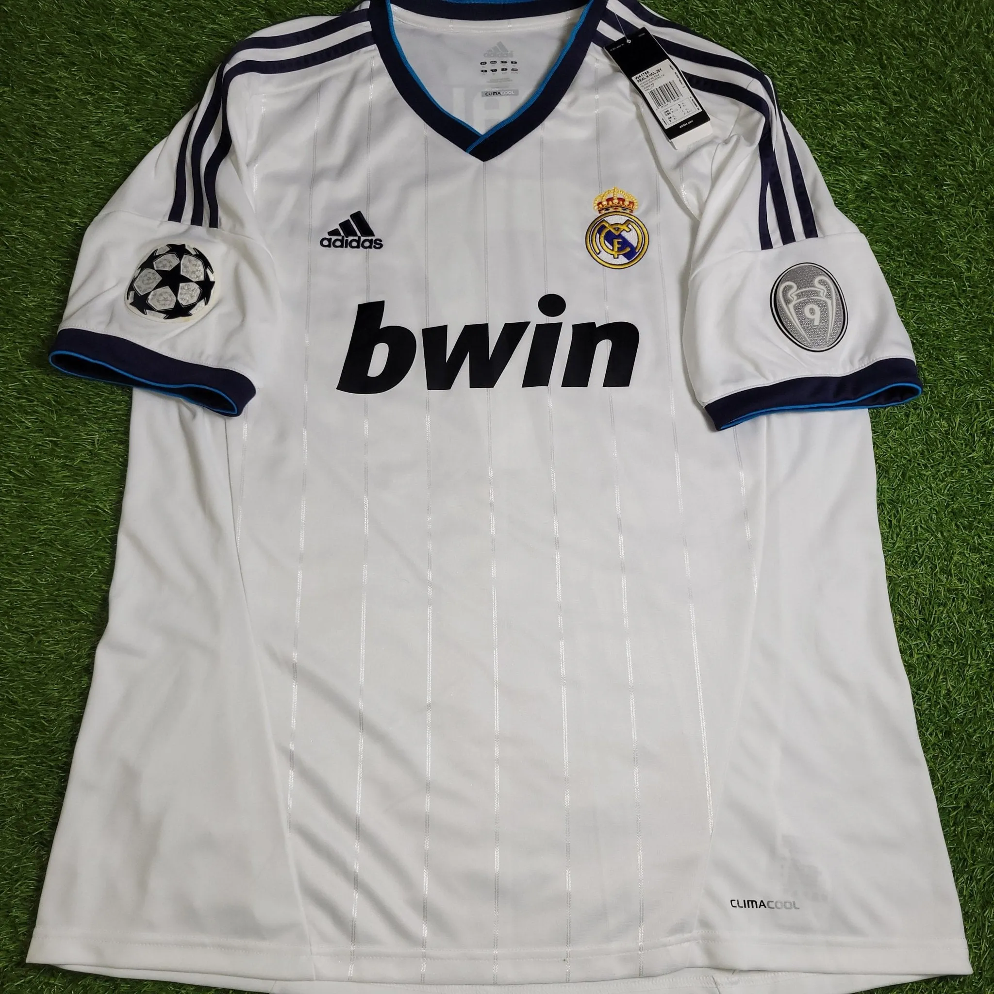 Cristiano Ronaldo Real Madrid 2012 2013 UEFA Home Soccer Jersey Shirt BNWT XL SKU# W41768