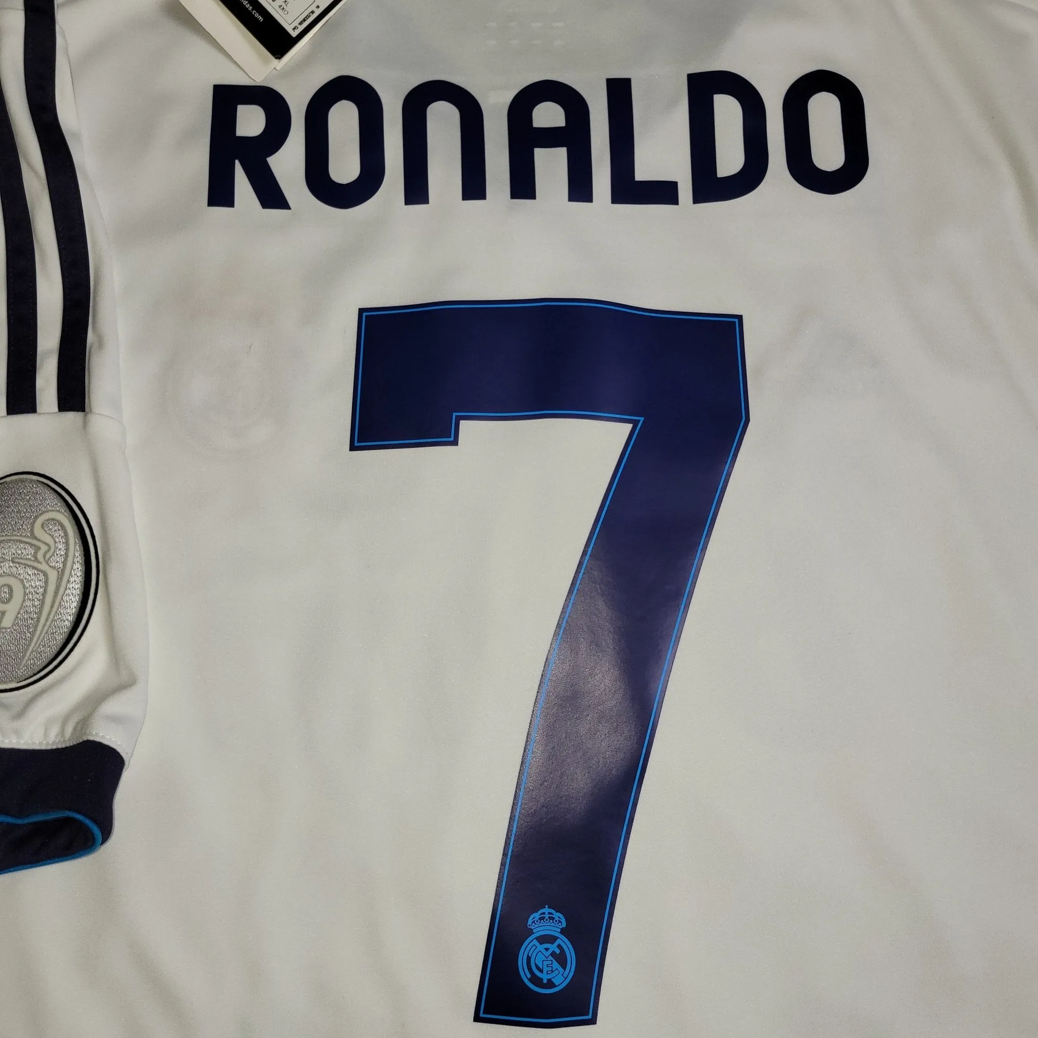 Cristiano Ronaldo Real Madrid 2012 2013 UEFA Home Soccer Jersey Shirt BNWT XL SKU# W41768